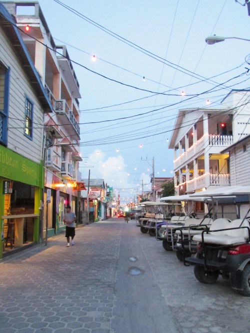 Streets of San Pedro Belize