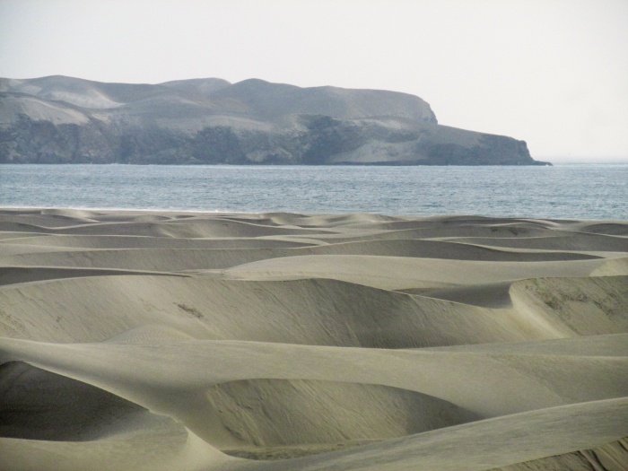 Peru desert coastline