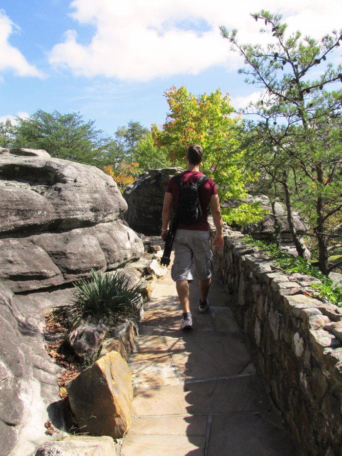 Rock trail Rock City Chattanooga TN